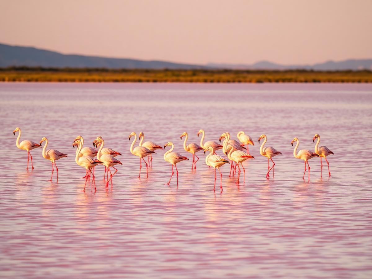 Flamants roses